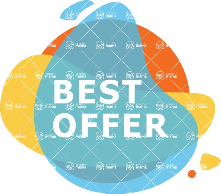 Sale Banner Templates Collection - Watercolor Sale Vector Badge